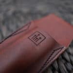 Pilzmesser-Scheide braun, Modell Offen L